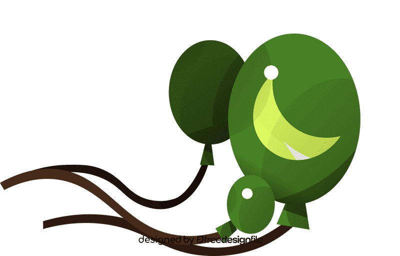 Eid mubarak balloons clipart