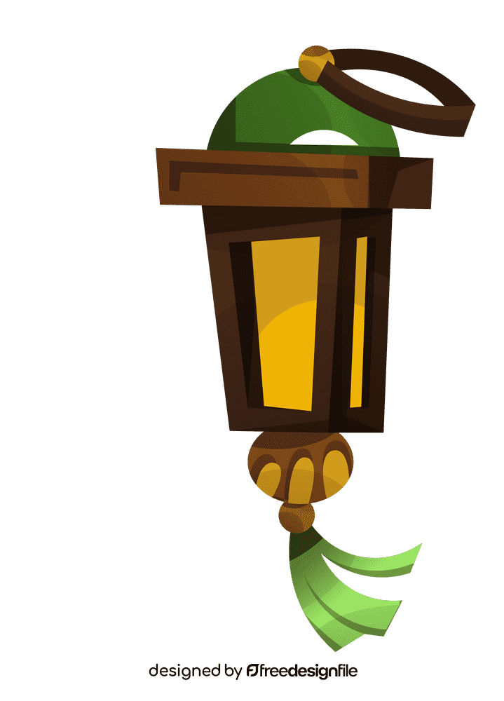 Eid mubarak lantern clipart