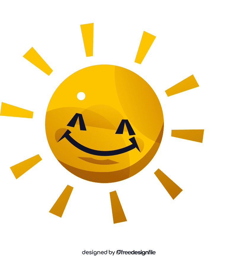 Happiness sun clipart
