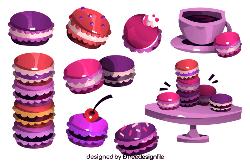 Macarons vector