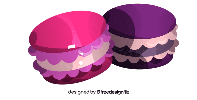 Macarons double clipart