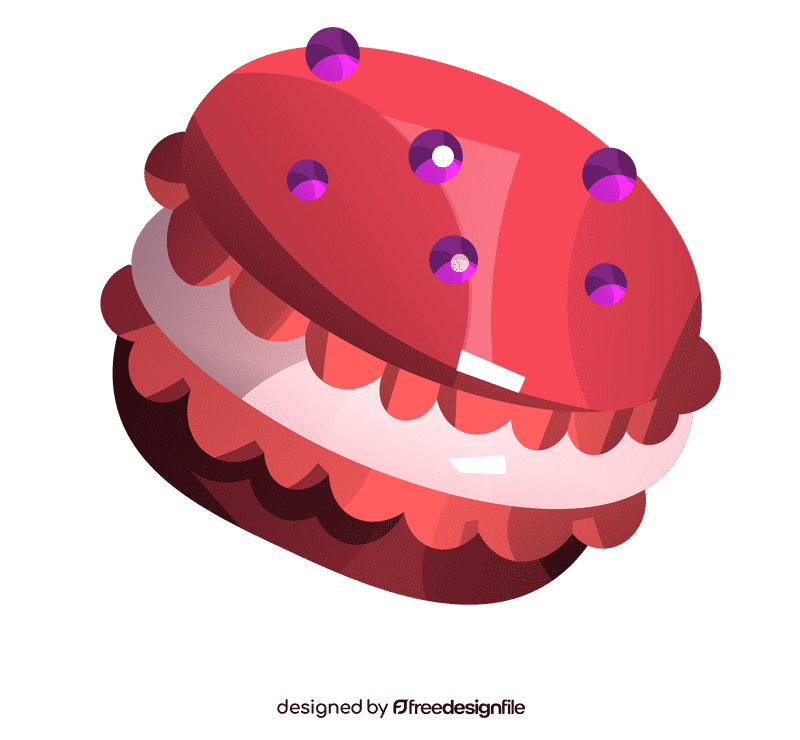 Macarons specks clipart