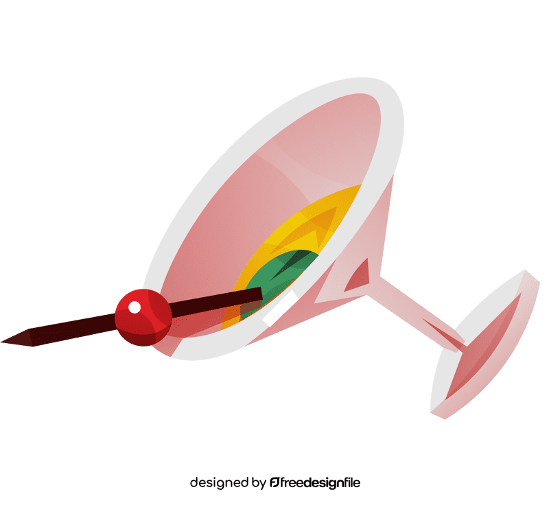 Martini glass top clipart