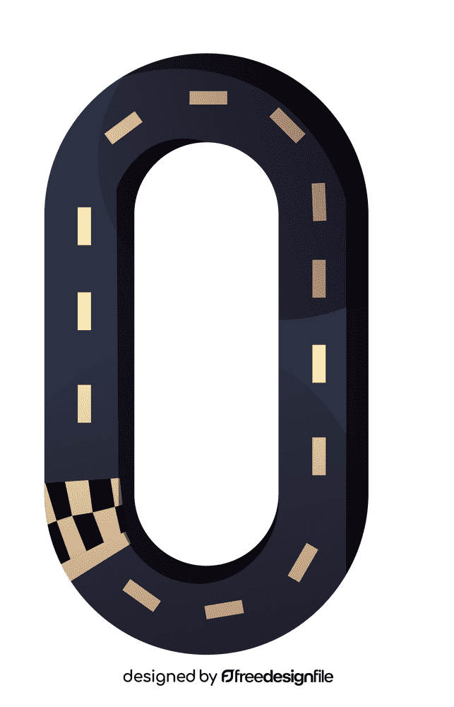 Race car road clipart