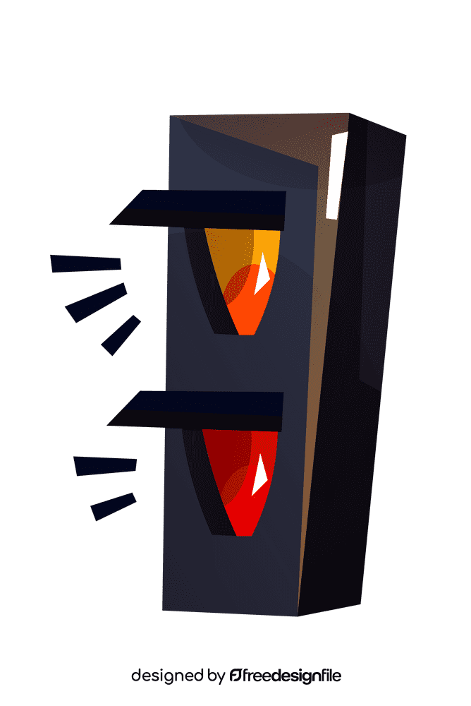 Race car traffic lights clipart