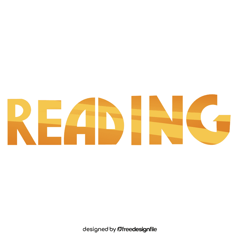 Reading sign clipart