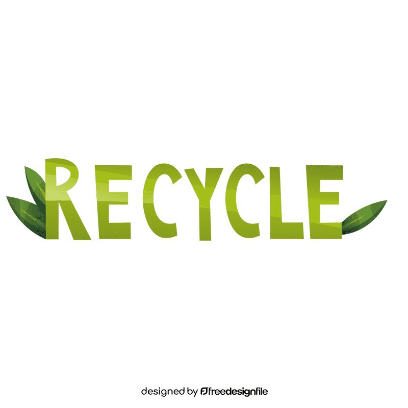 Recycle logo clipart