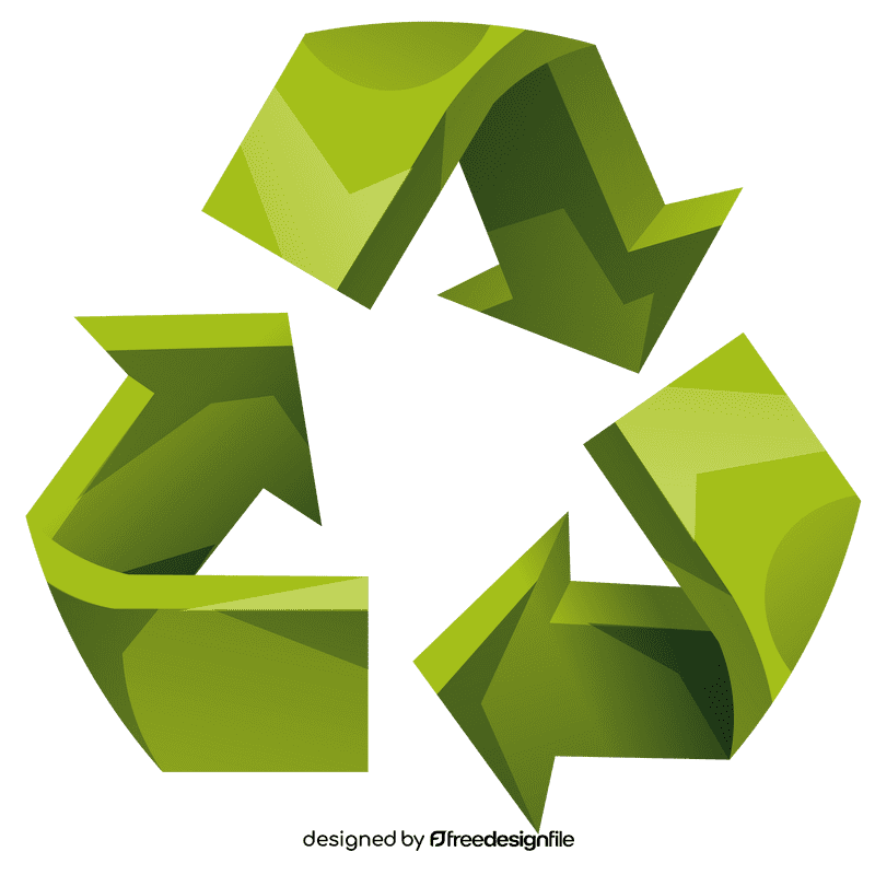 Recycle sign clipart