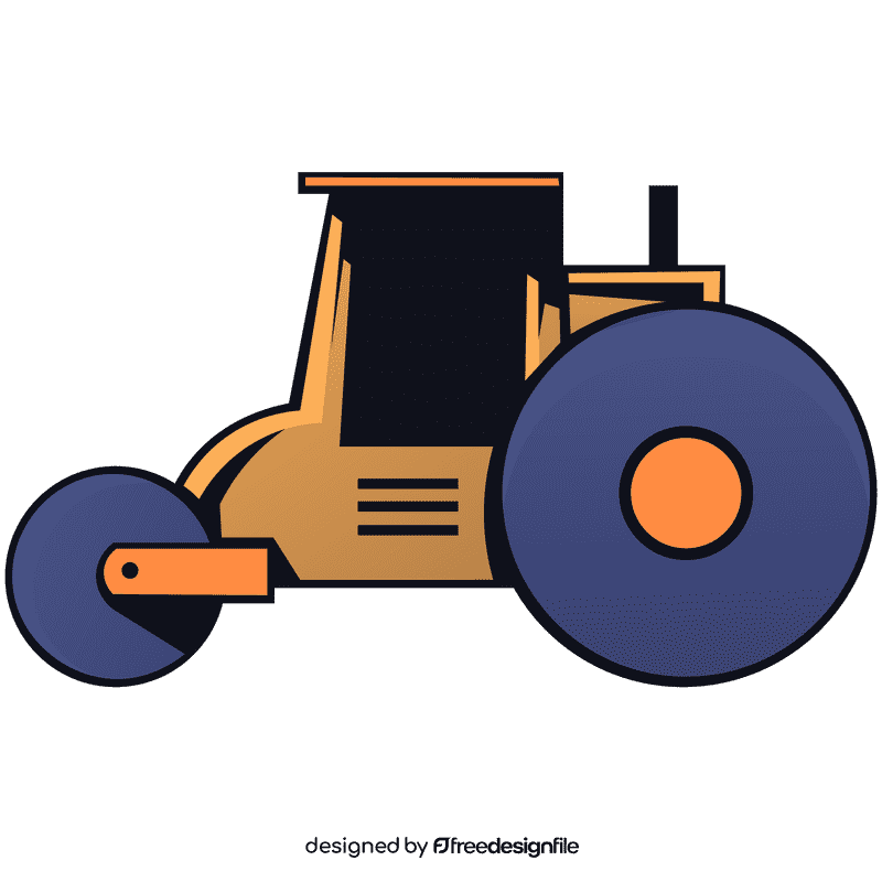 Road roller clipart