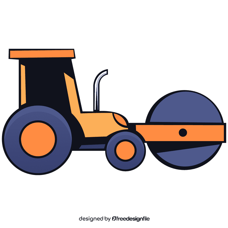 Road roller clipart