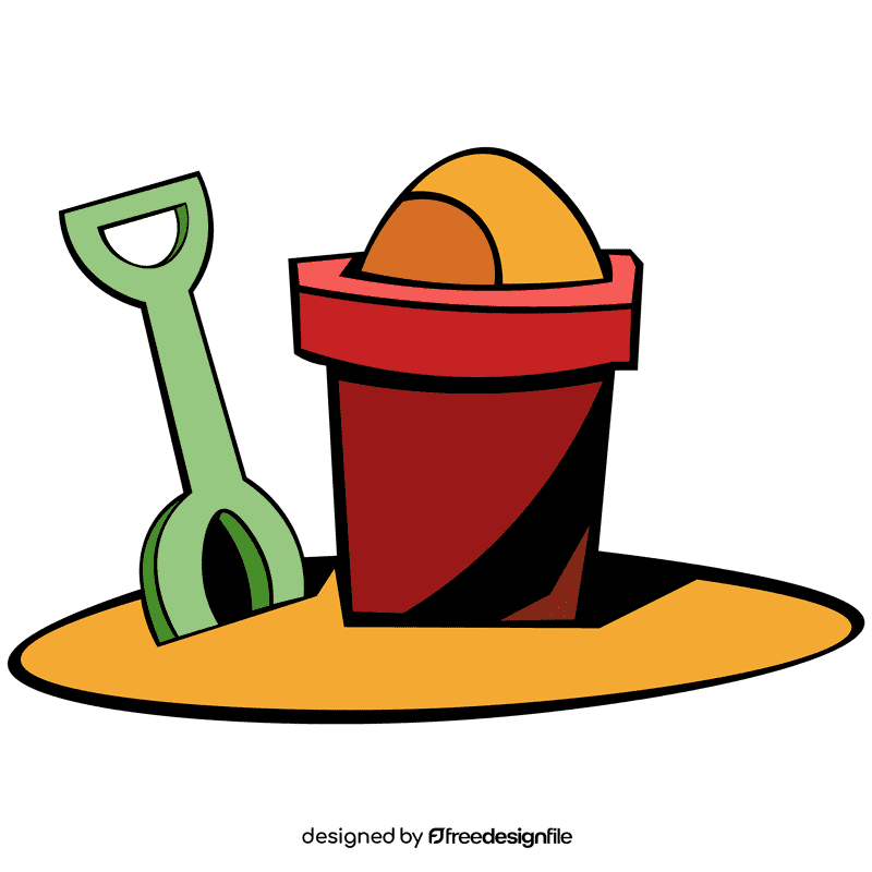 Sand bucket clipart