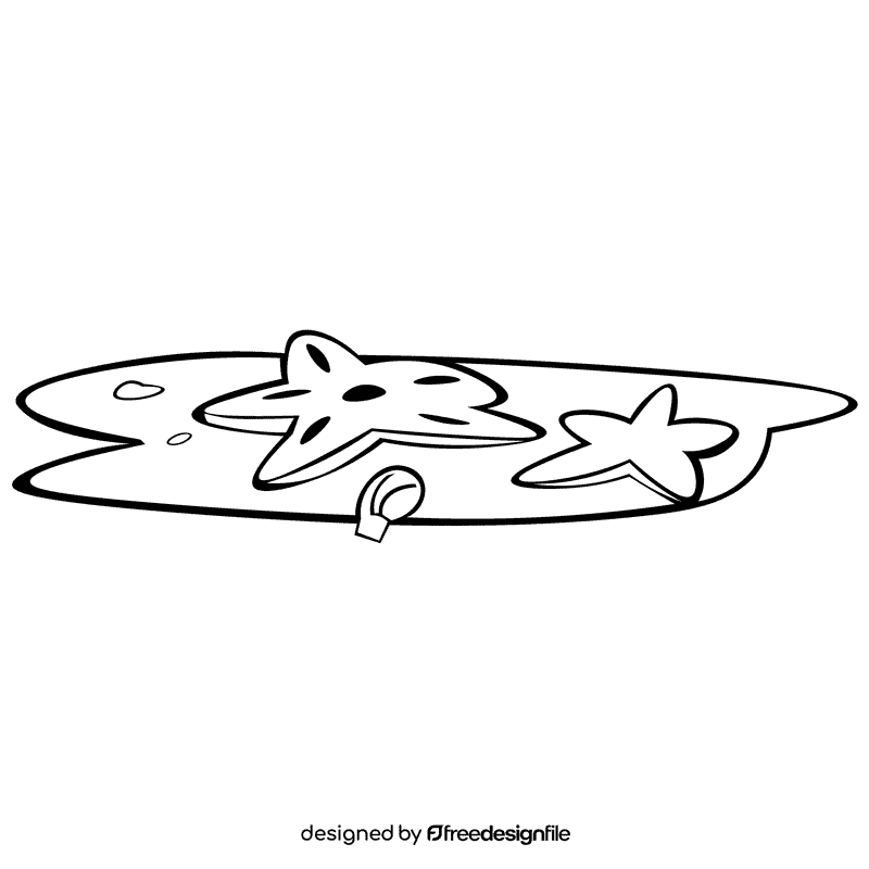 Sand sand black and white clipart