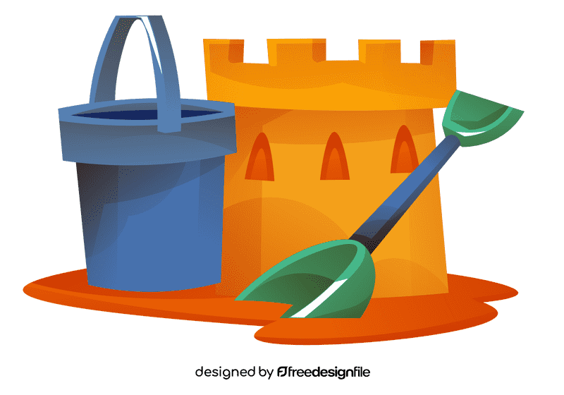 Sandcastle bucket clipart