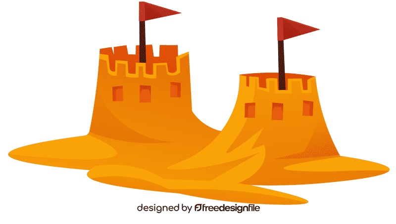 Sandcastle sand clipart