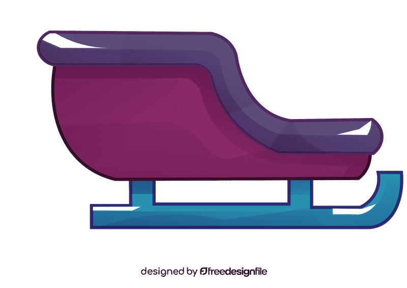 Santa sleigh sleigh clipart
