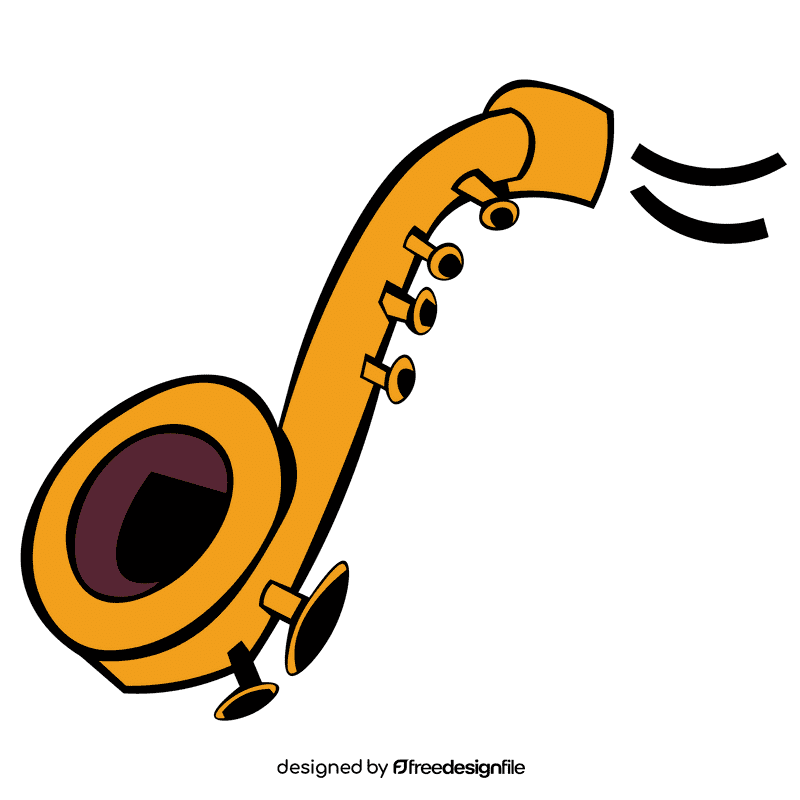 Saxophone big hole clipart