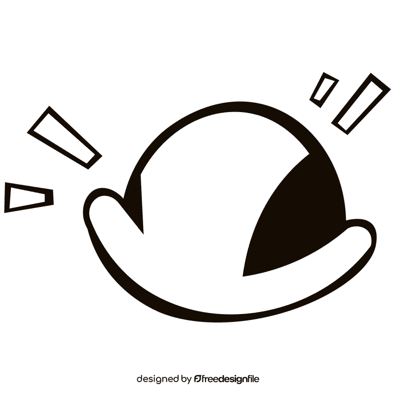 Sea turtle shell black and white clipart