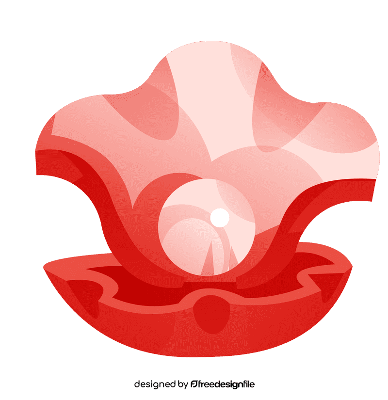 Seashell gem clipart