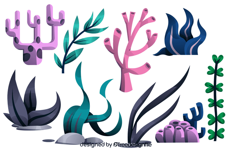 Sea weed vector
