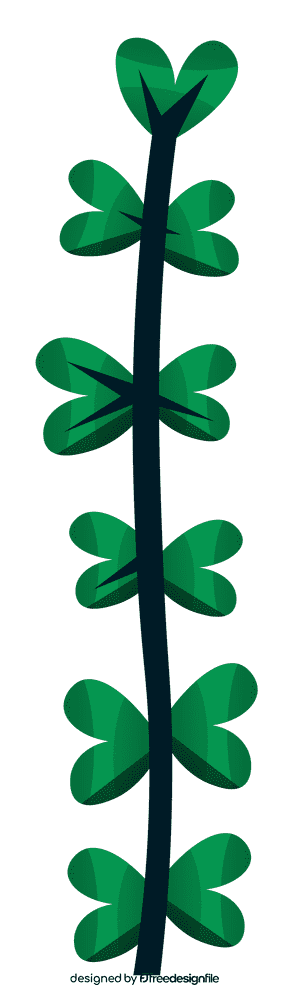 Sea weed flowery clipart