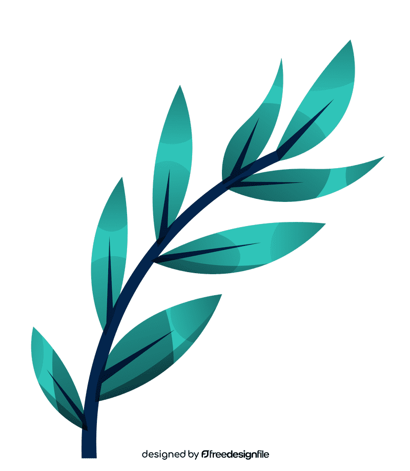 Sea weed leaves clipart