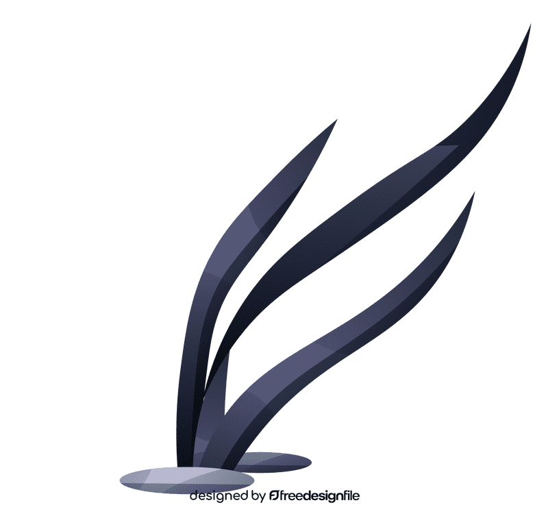 Sea weed long clipart