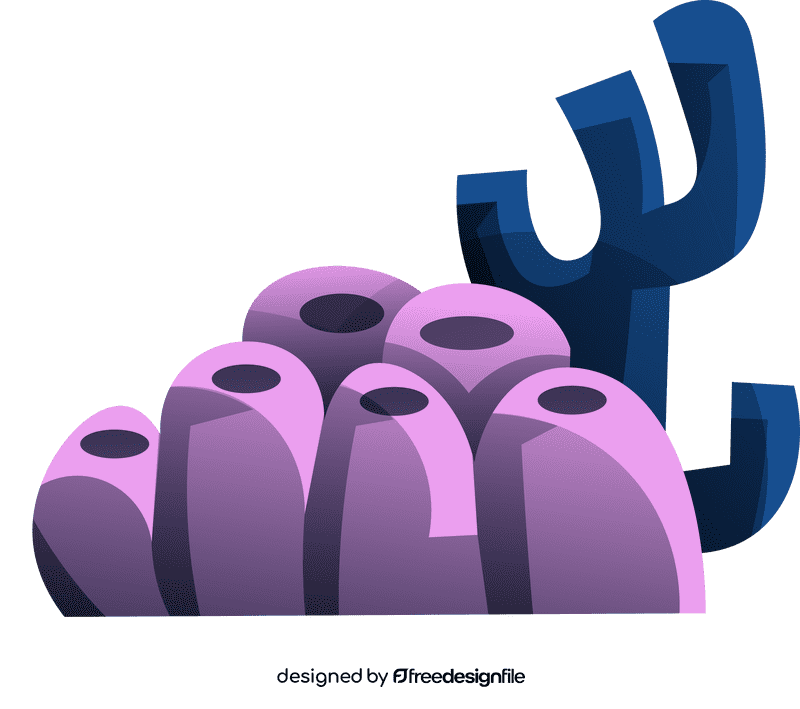 Sea weed reef clipart