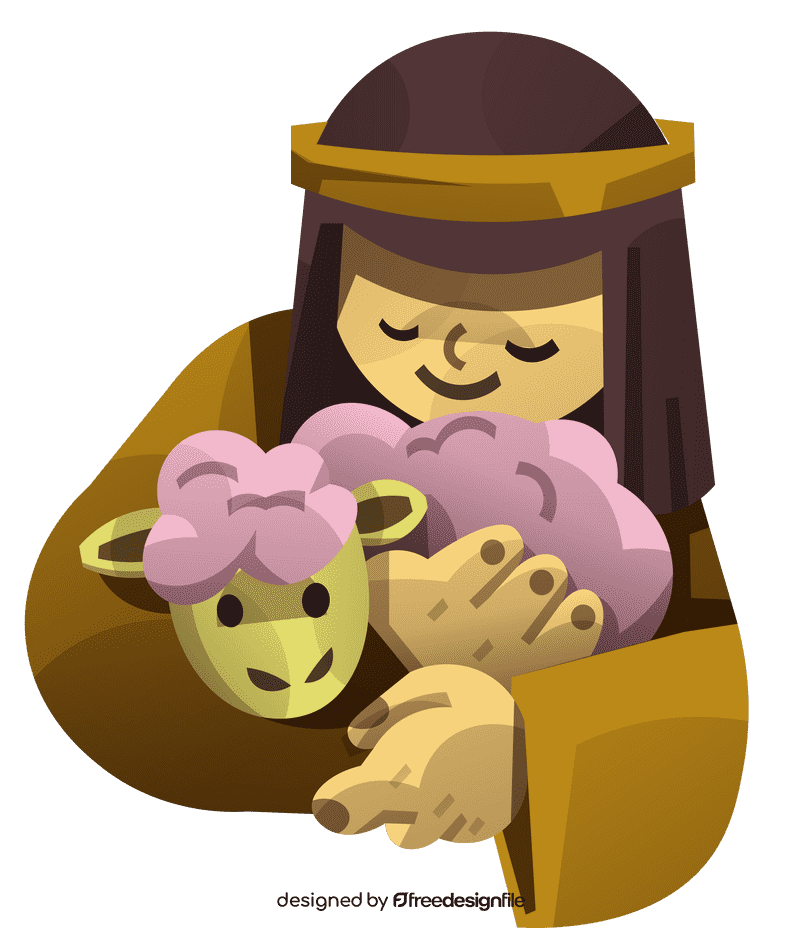 Shepherd hug clipart