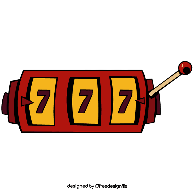 Slot machine jackpot clipart