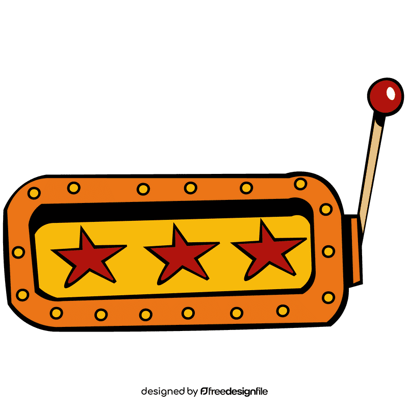 Slot machine stars clipart