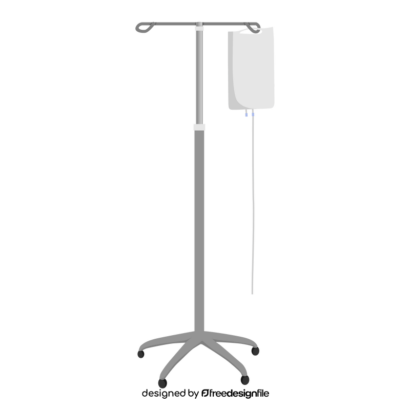 IV stand clipart