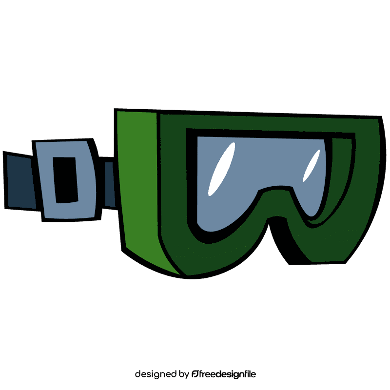 Snorkel mask clipart