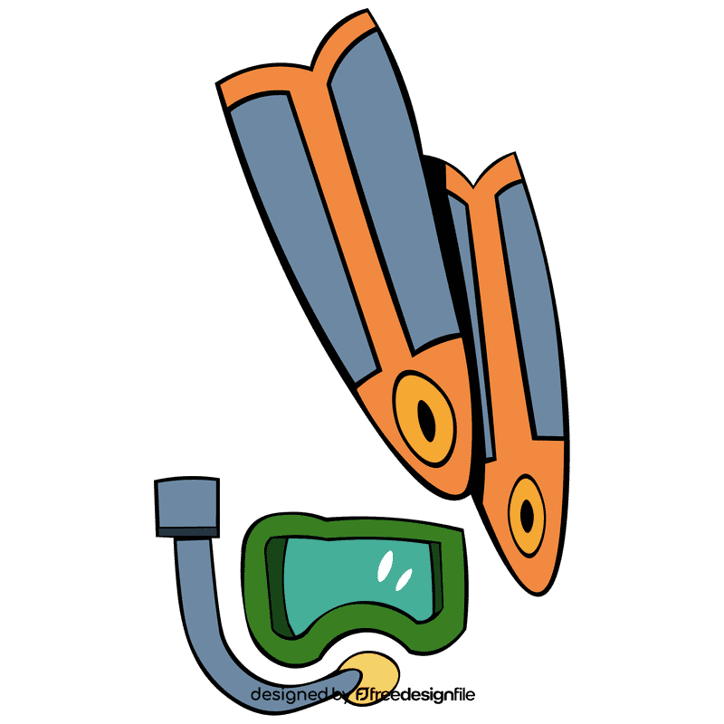 Snorkel set clipart