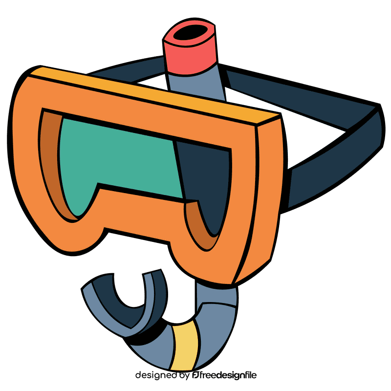 Snorkel side clipart