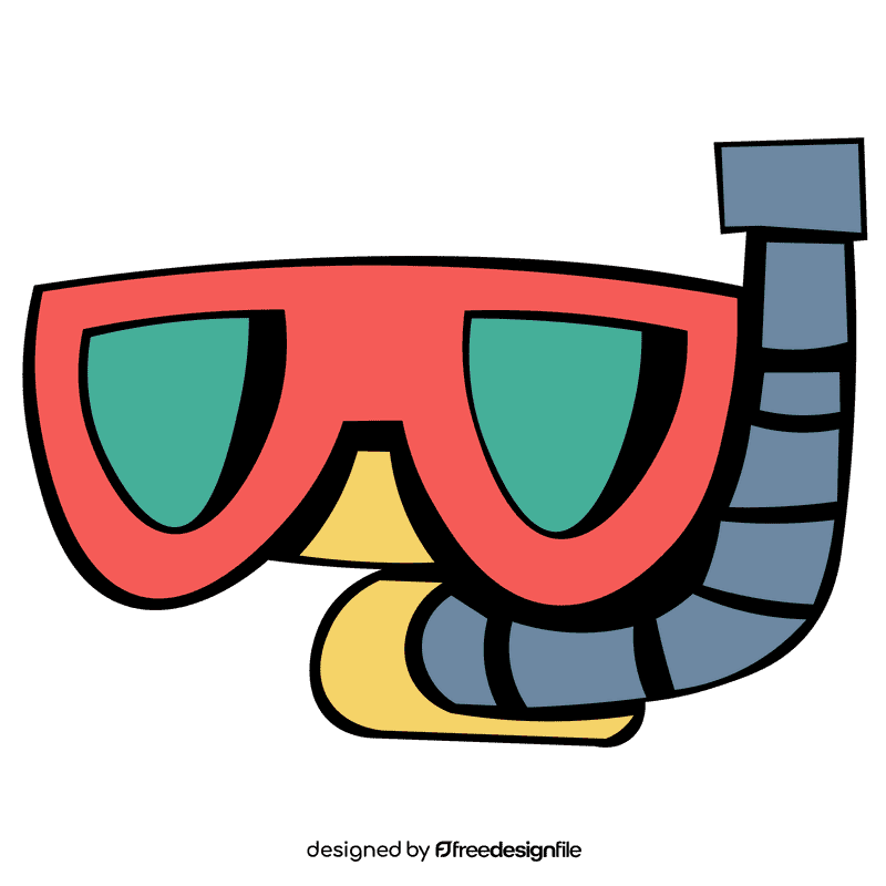 Snorkel standart clipart