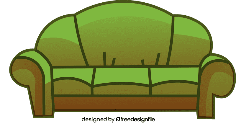 Sofa puff clipart