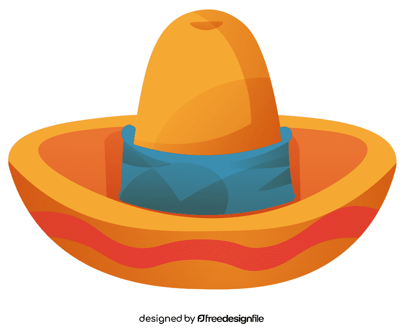Sombrero line clipart