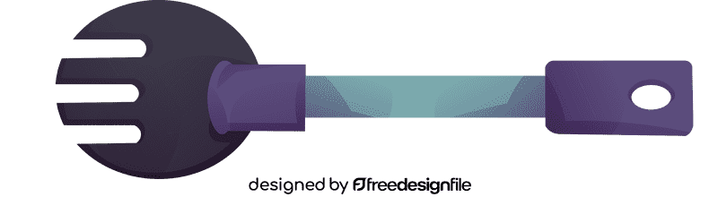 Spatula plastic clipart