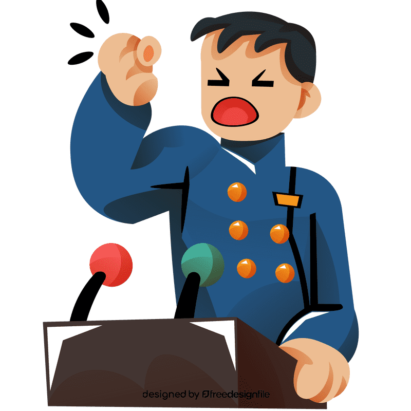 Speech rhetoric clipart