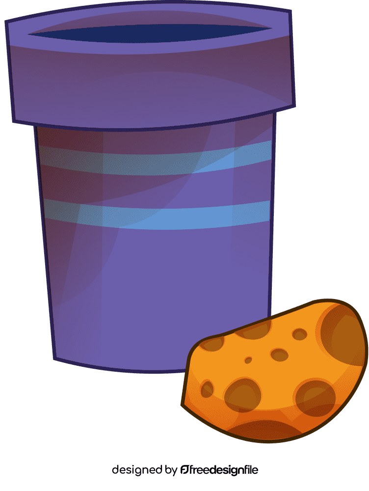 Sponge bucket clipart
