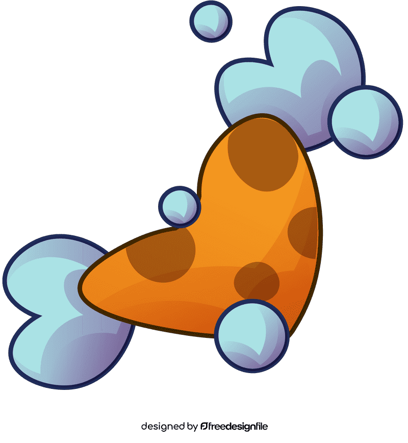 Sponge heart clipart