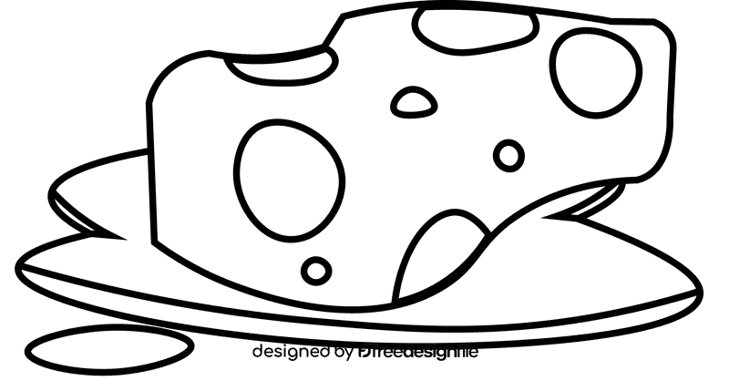 Sponge wet black and white clipart