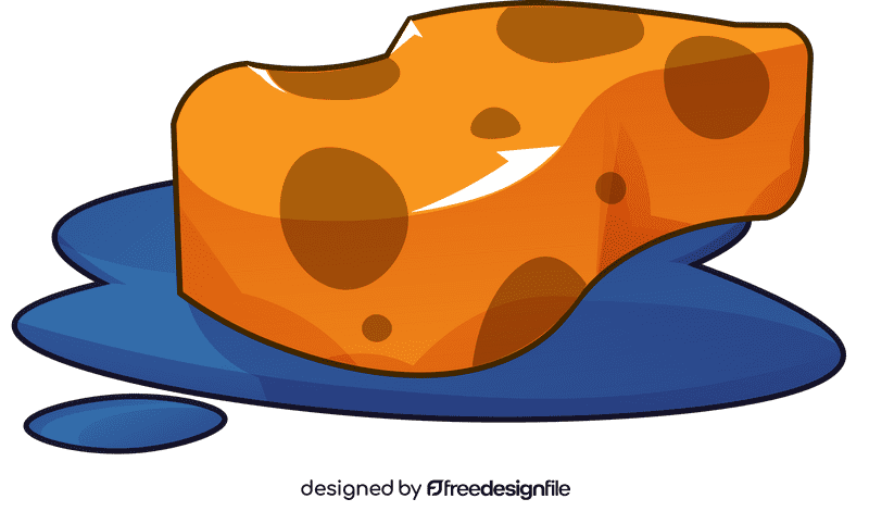 Sponge wet clipart
