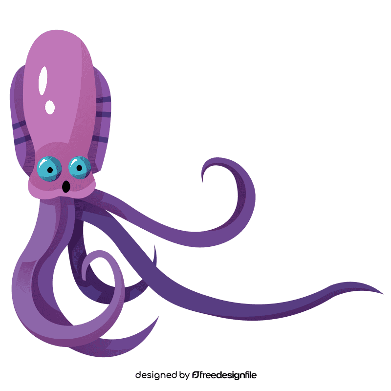 Squid giant clipart