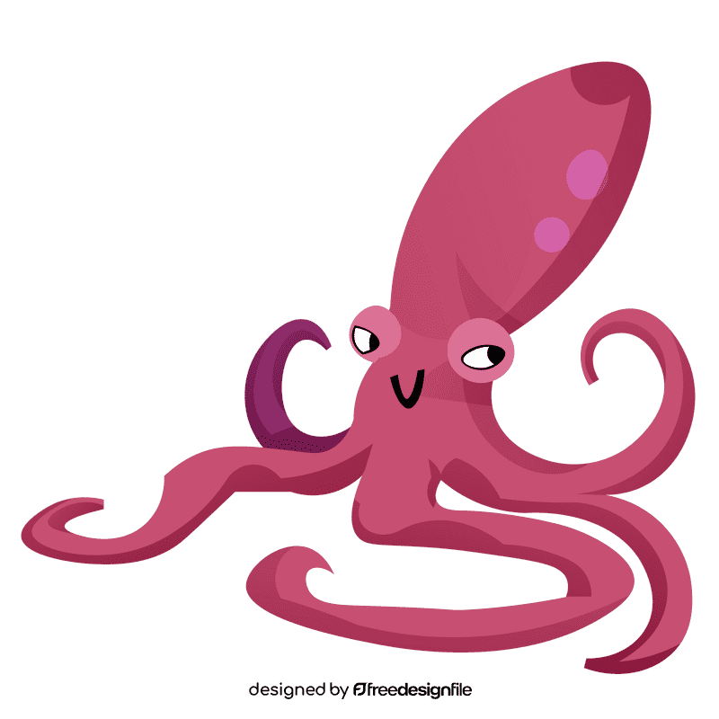 Squid tricky clipart