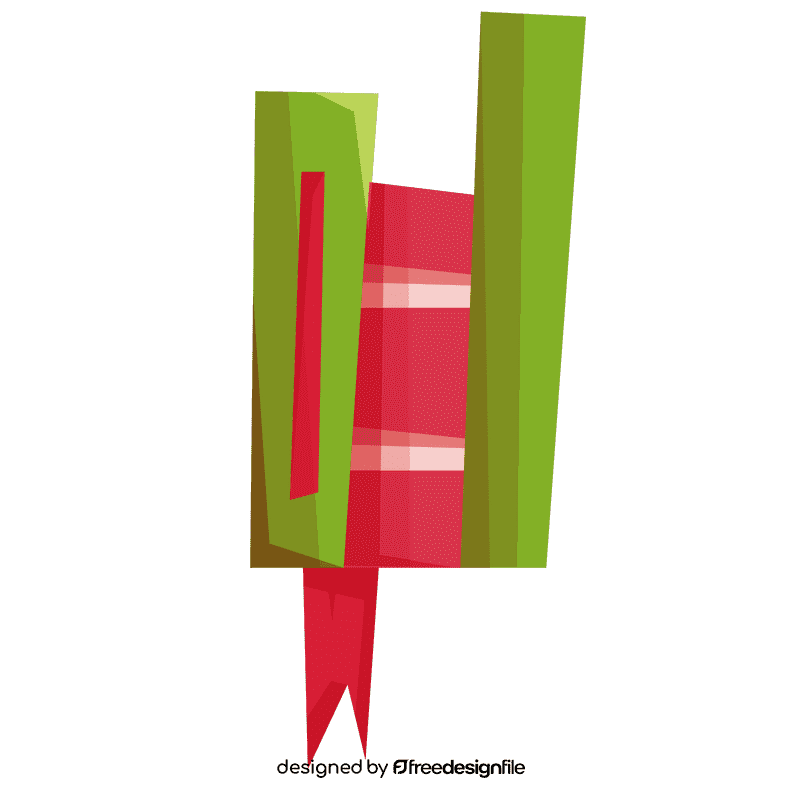 Stack of books bookmark clipart