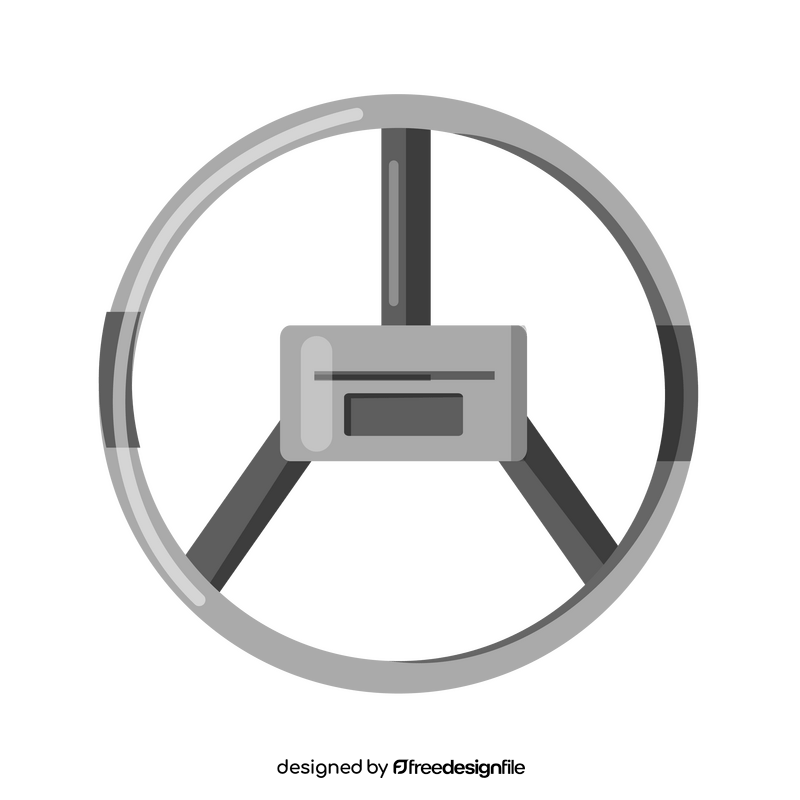 Truck steering wheel clipart