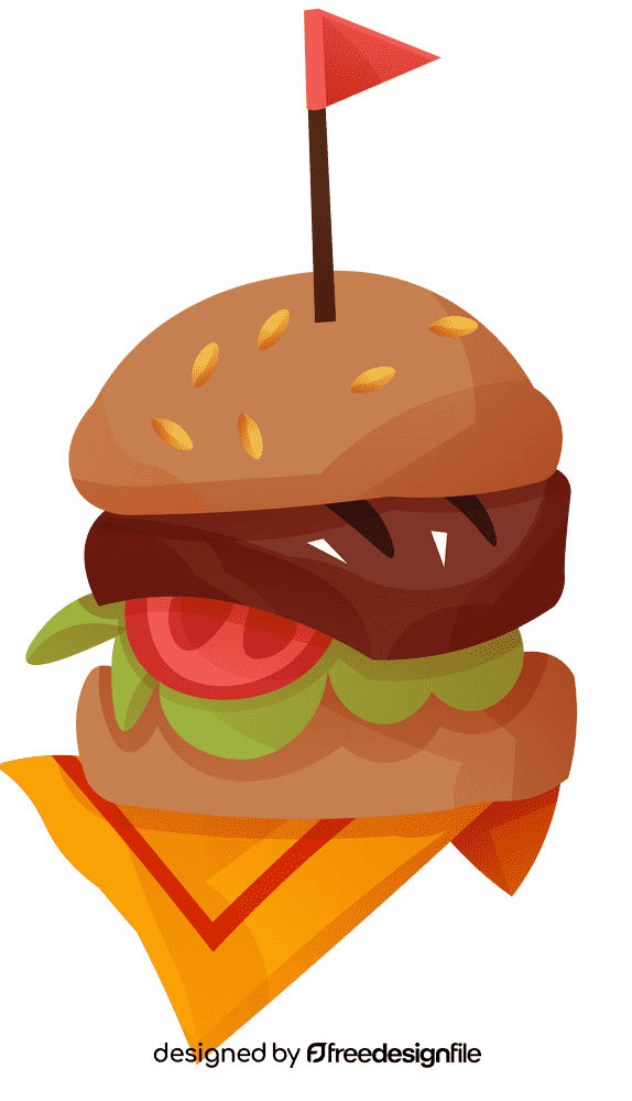 Steak hamburger clipart