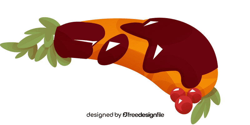 Steak medium rare clipart