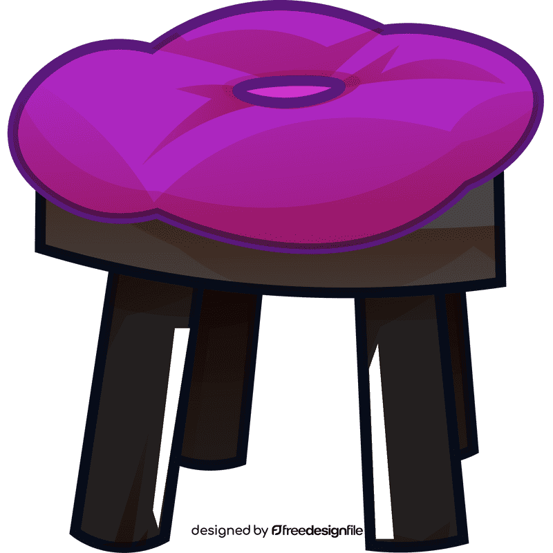 Stool modern clipart